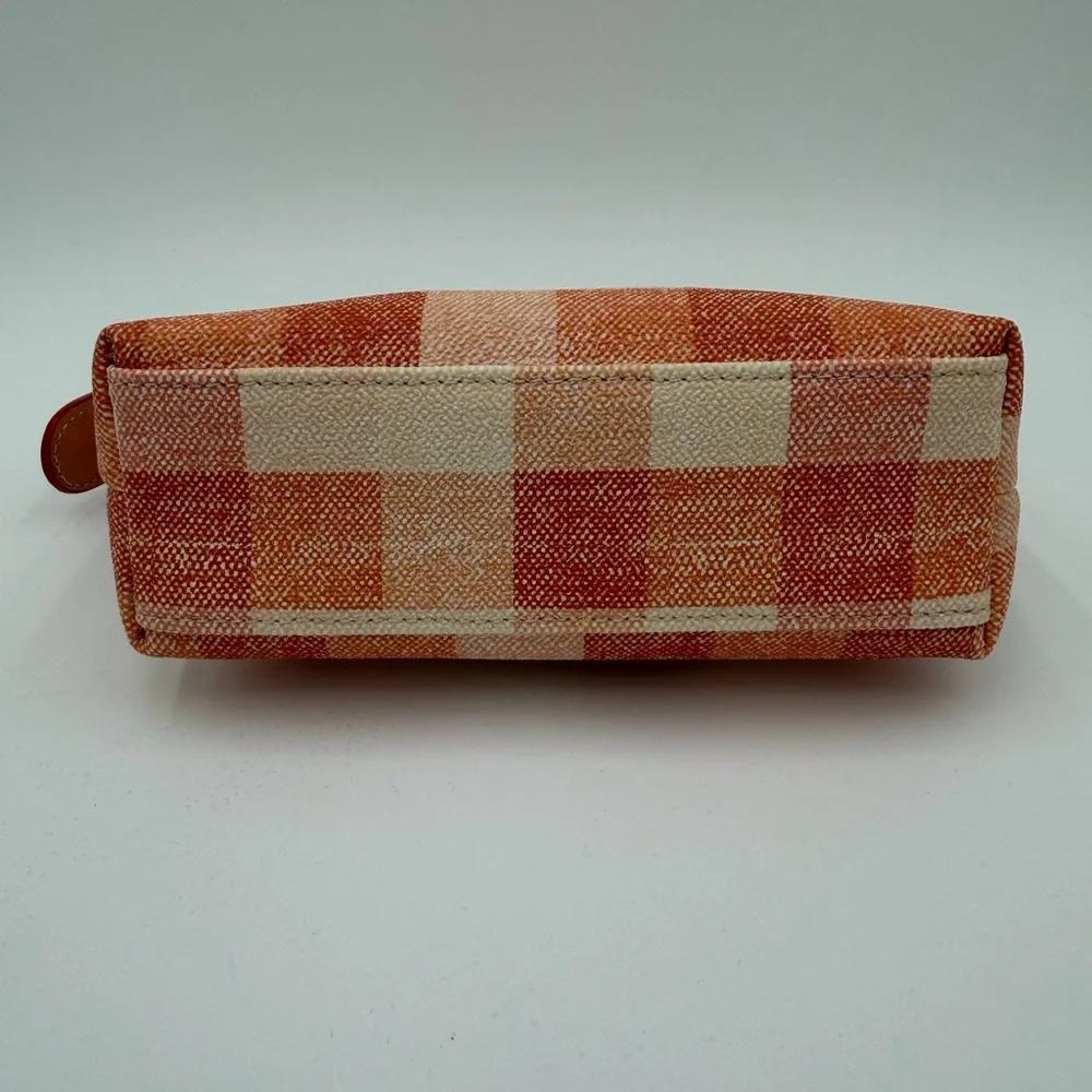 NWOT Dooney & Bourke Quadretto Check Cosmetic Case